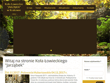 Tablet Screenshot of kljarzabek.pl